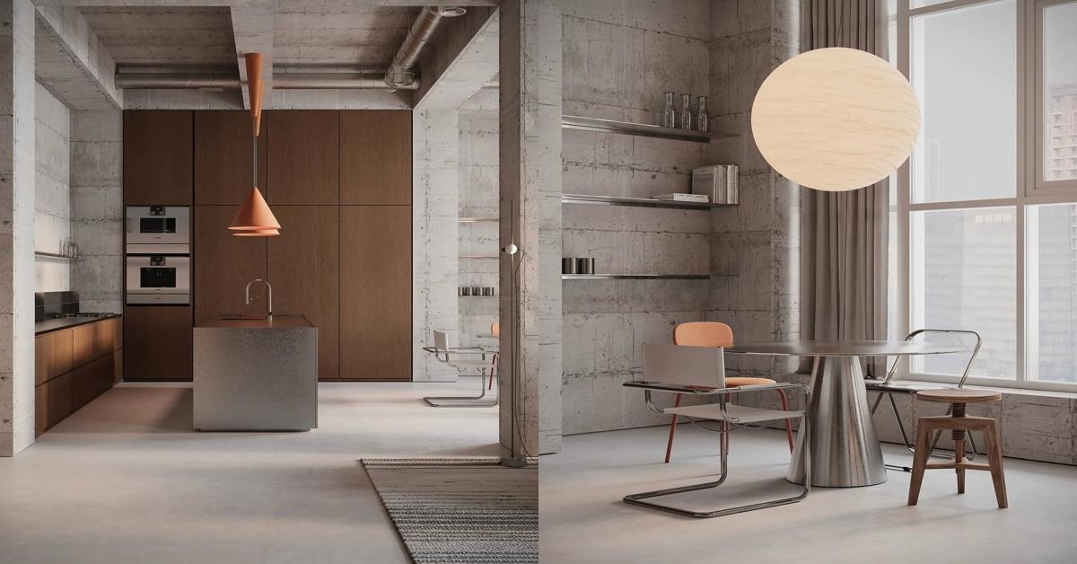 You are currently viewing Industrial Minimalism: Aesthetic Harmony in Kitchen & Dining Spaces