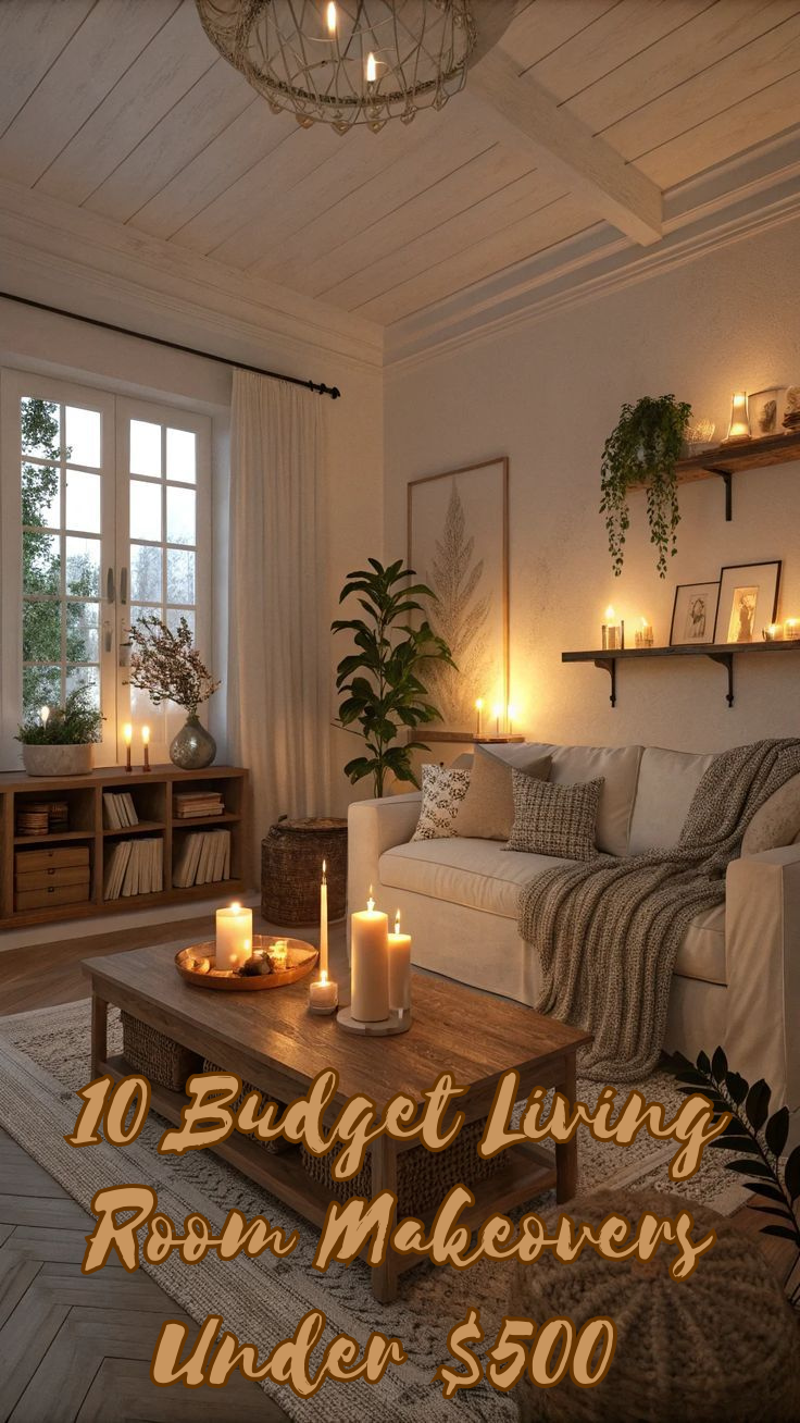 10 Budget Living Room Makeovers Under $500