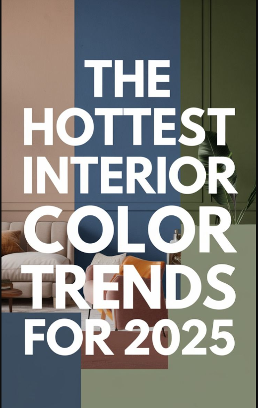 10 Hottest Interior Color Trends for 2025